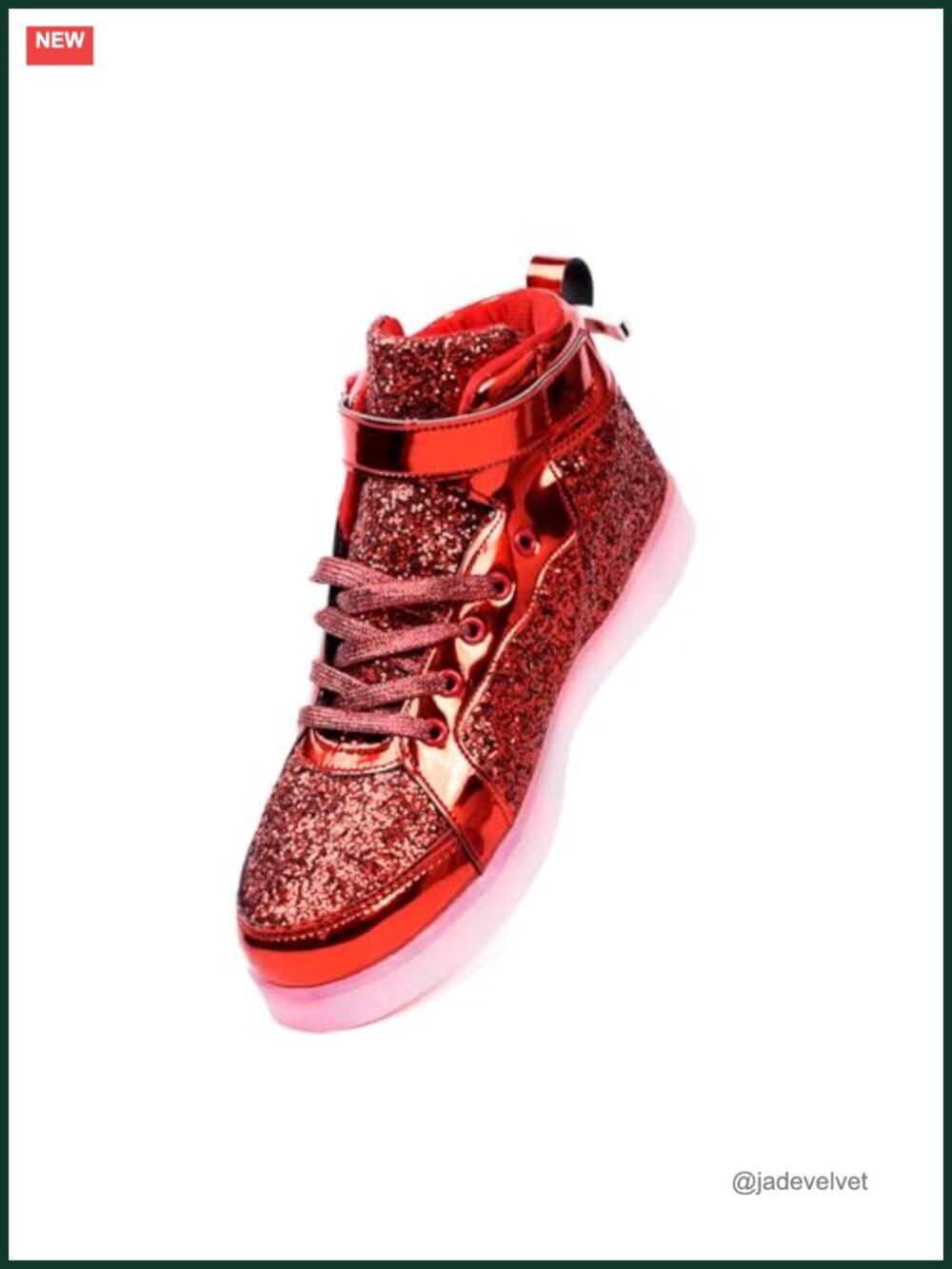 LED Light Up High Top Sneakers with USB Rechargeable and 11 Lighting Modes